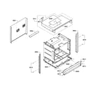 Bosch HBL3360UC/09 cabinet assy diagram