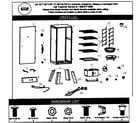 Kenmore 13723672310 cabinet parts diagram