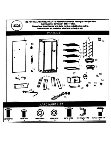 Cabinet parts