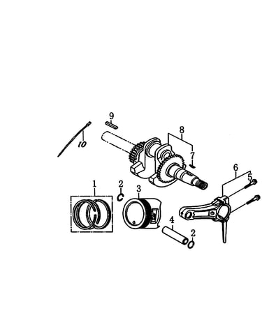 Crankshaft/piston