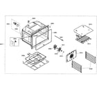 Bosch HBL3450UC/01 oven assy diagram