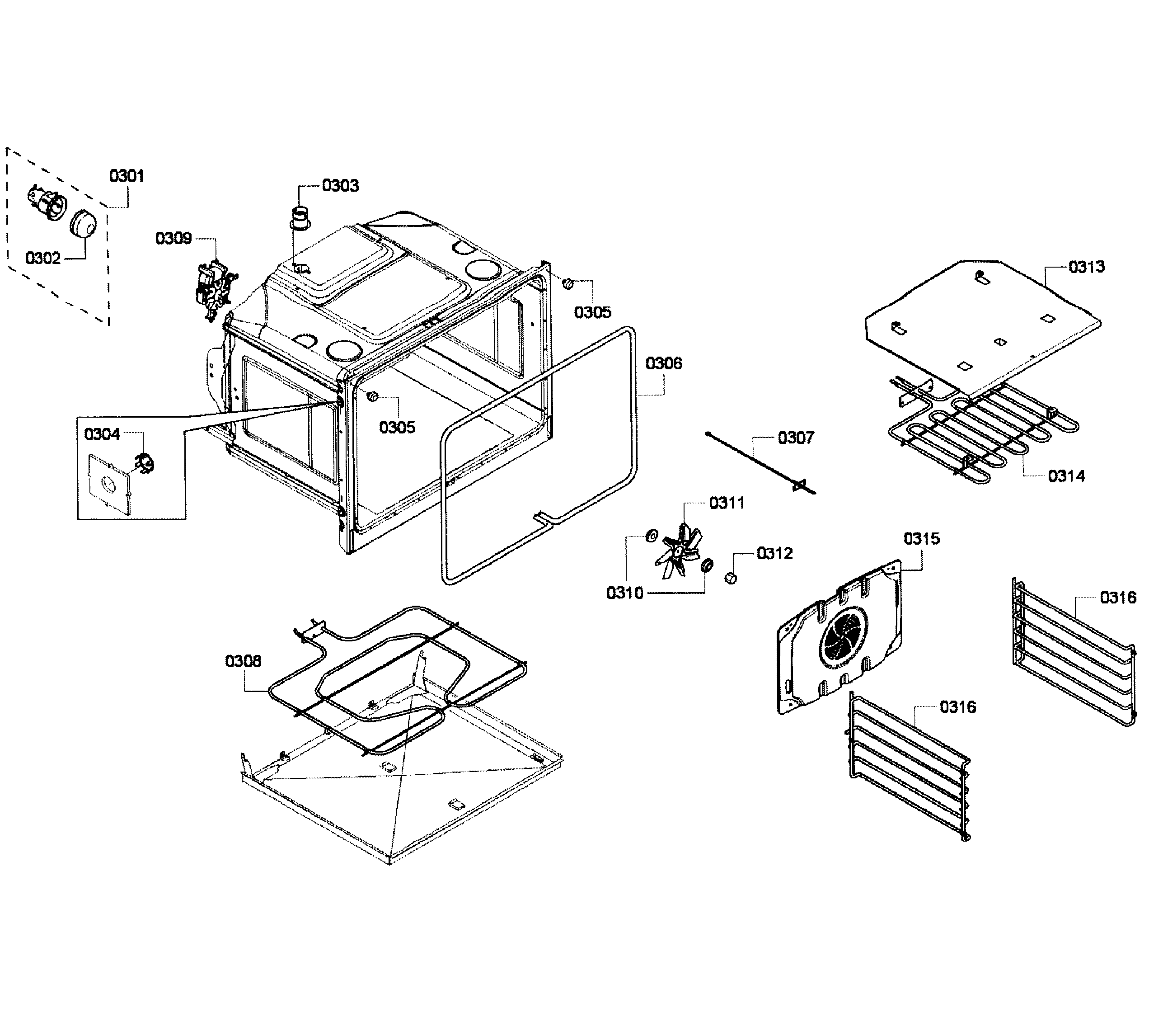 Oven assy