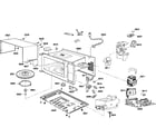Bosch HBL5760UC/02 microwave parts diagram