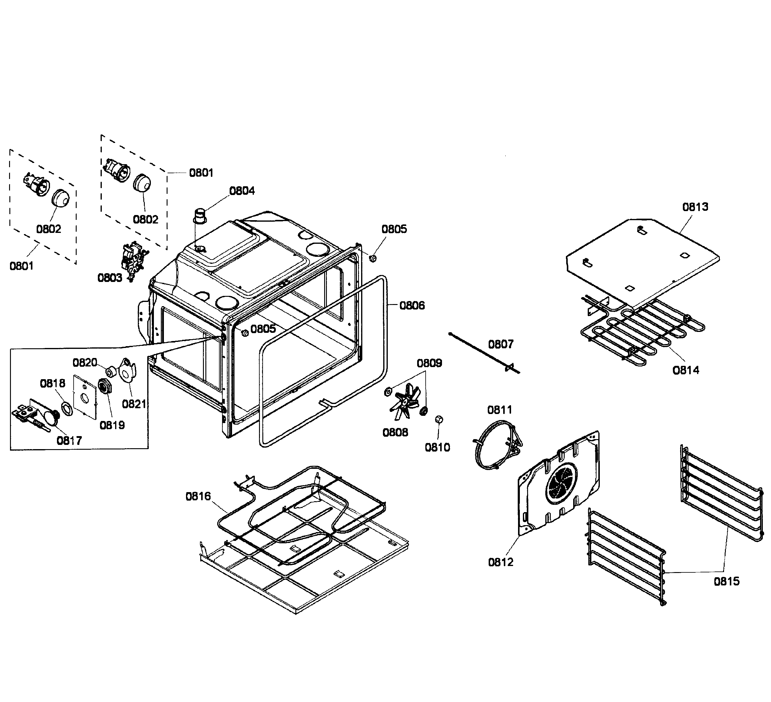 Oven assy