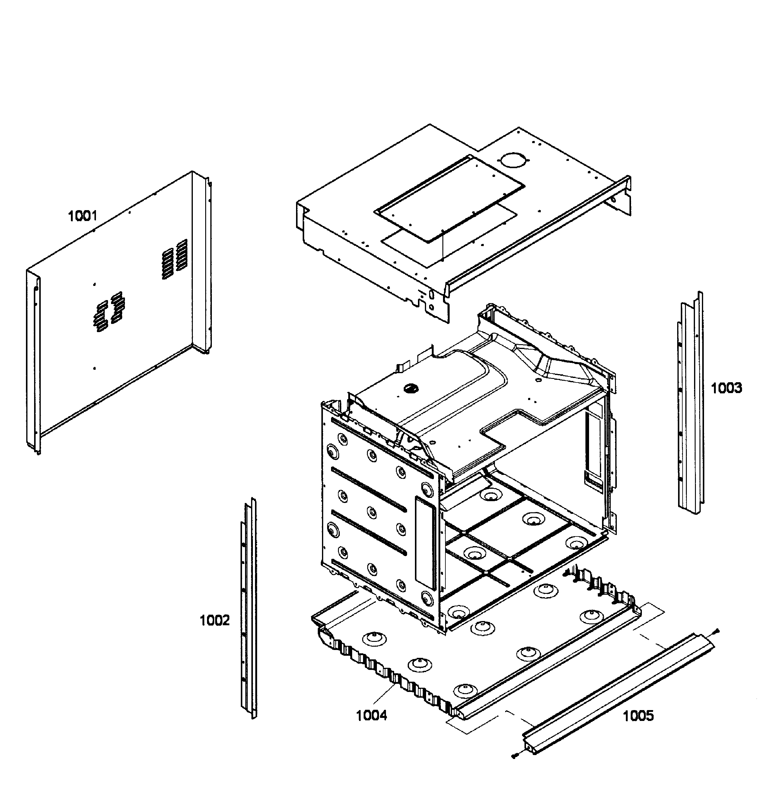 Oven cabinet
