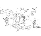 Bosch HBL5760UC/03 microwave parts diagram