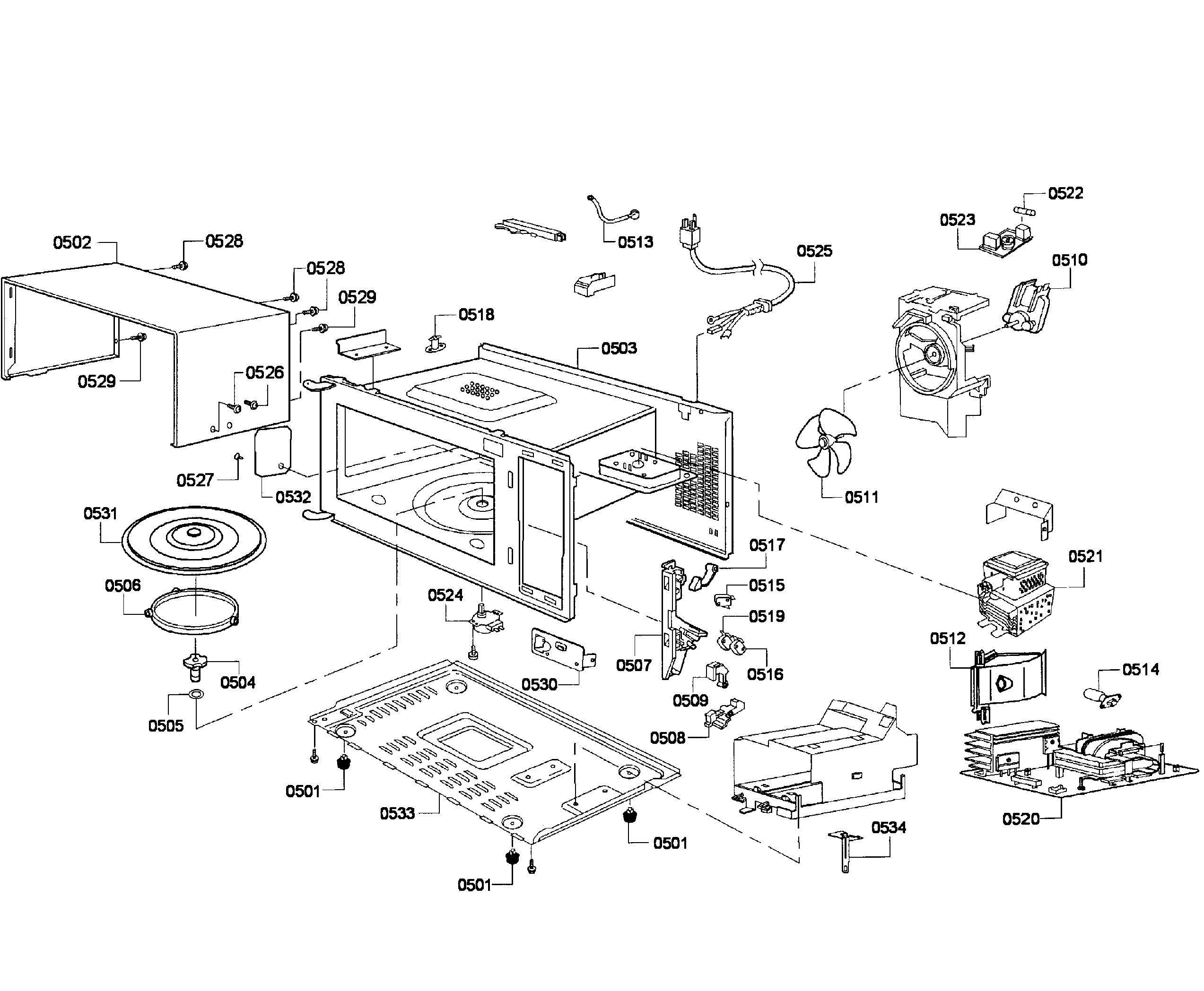 MICROWAVE PARTS