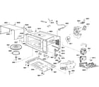 Bosch HBL5760UC/04 microwave parts diagram