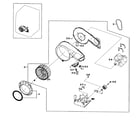 Samsung DV419AGW/XAA-02 motor assy diagram