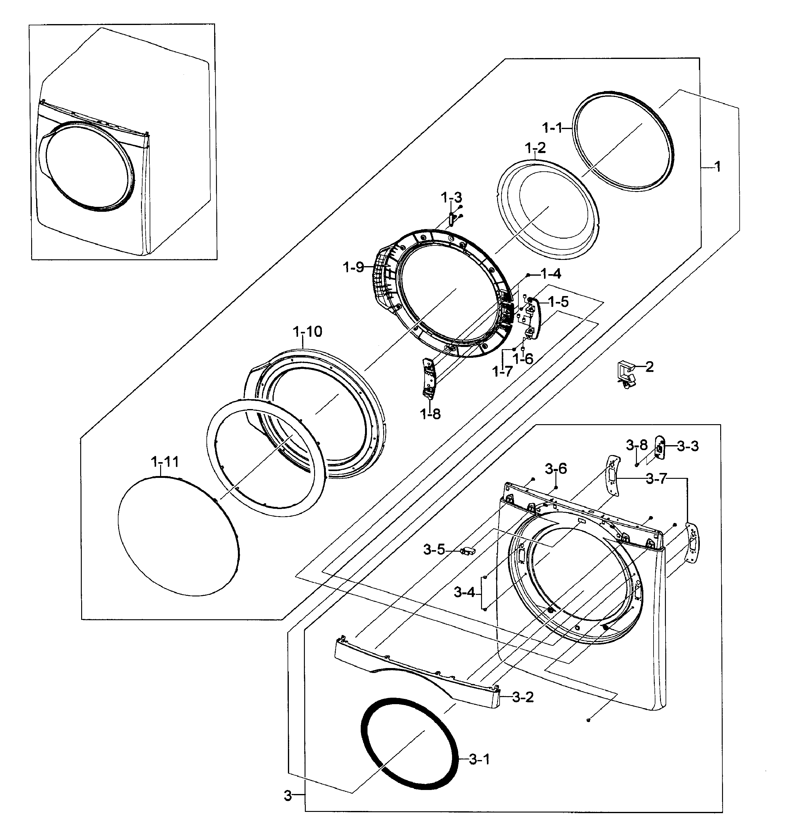 FRONT/DOOR ASSY