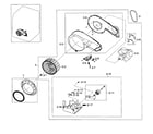 Samsung DV448AEE/XAA-01 motor assy diagram