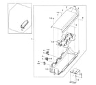 Samsung DV448AEE/XAA-01 heater assy diagram