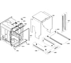 Bosch SHE65T52UC/01 cabinet assy diagram