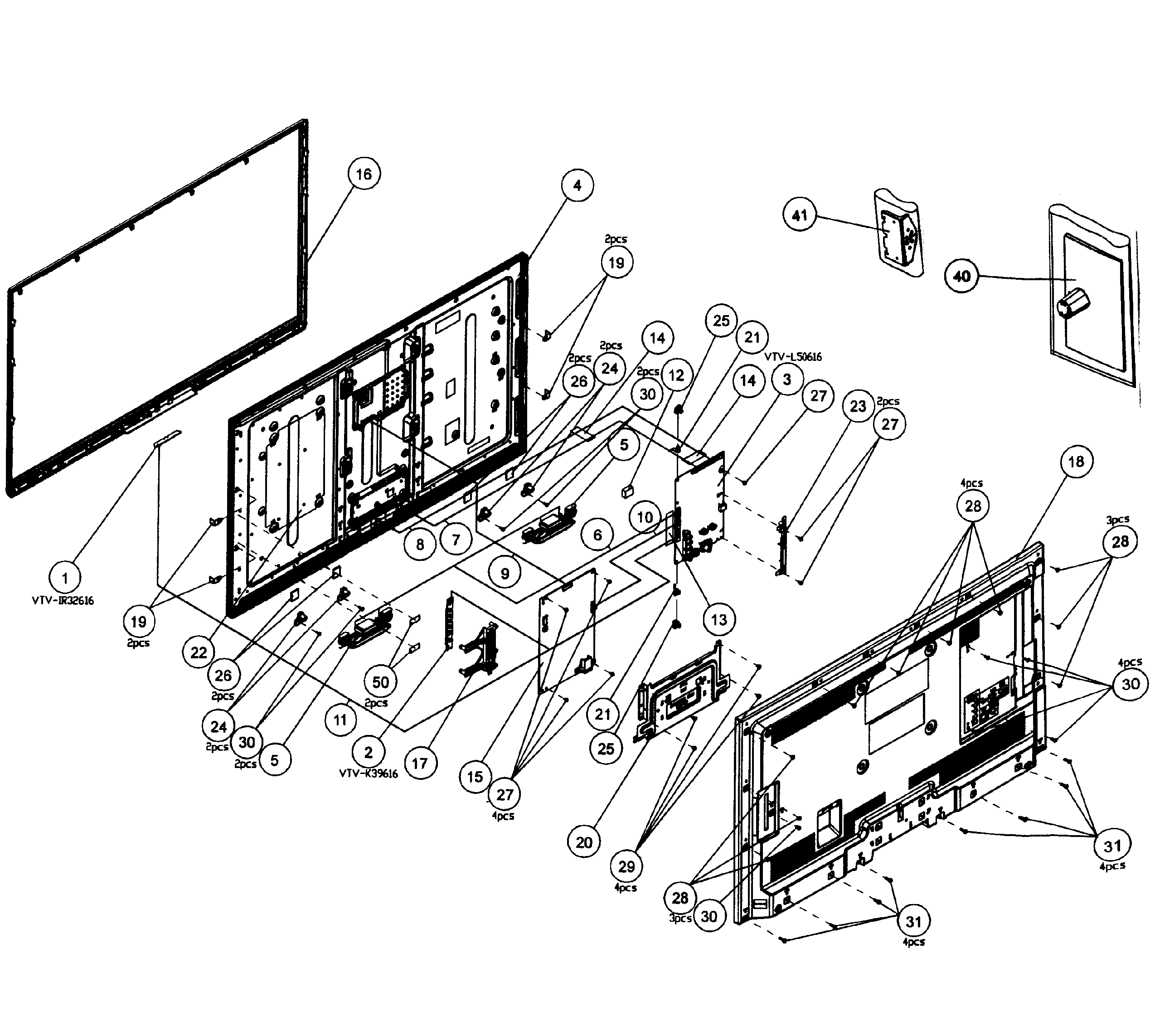 Cabinet parts
