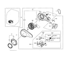 Samsung DV393GTPAWR/A1-02 motor assy diagram