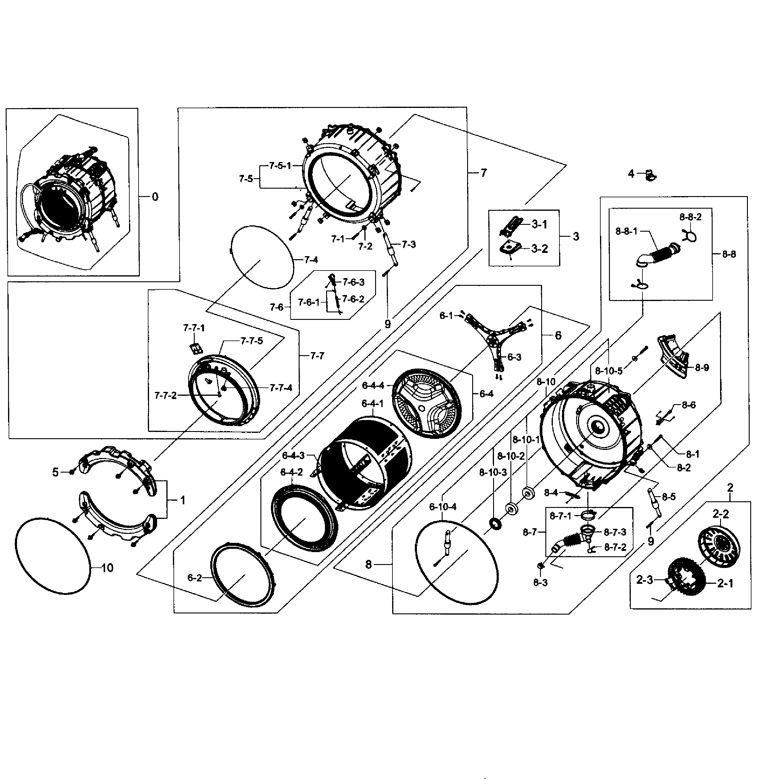TUB ASSY