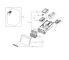 Samsung WF395BTPAWR/A1-01 drawer assy diagram