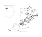 Samsung WF395BTPAWR/A2-01 drawer assy diagram