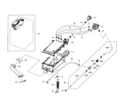 Samsung WF395BTPAWR/A2-01 drawer housing diagram