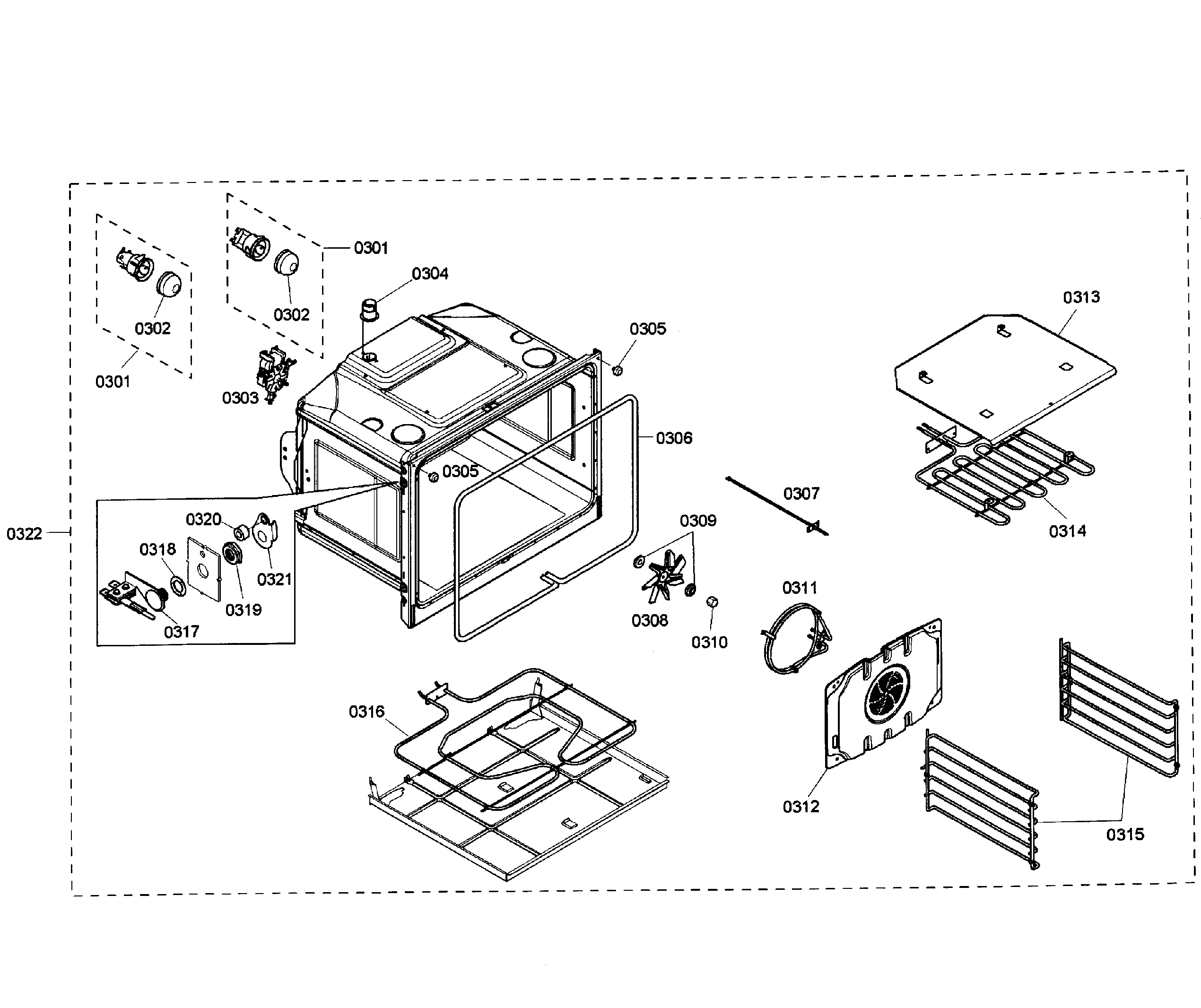 Oven upper