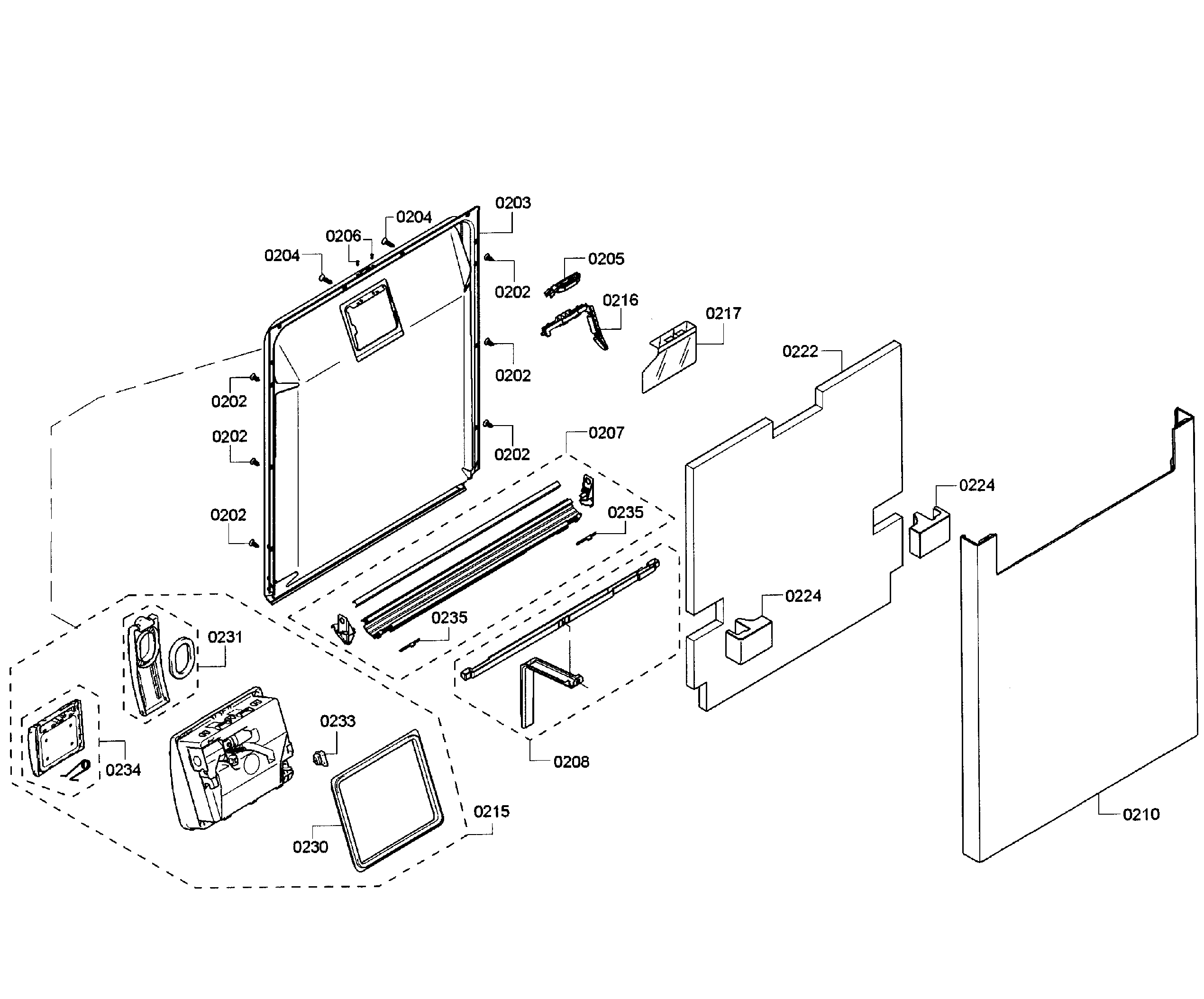 Door assy