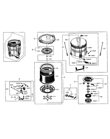 Tub assy