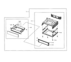 Samsung NE595N0PBSR/AA-01 drawer assy diagram