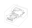Samsung NE594R0ABWW/AA-01 drawer assy diagram