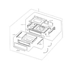 Samsung NE597R0ABSR/AA-01 drawer assy diagram