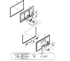 Panasonic TC-P50S60 cabinet parts diagram