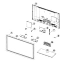 Samsung UN40FH6030FXZA cabinet parts diagram