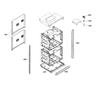 Bosch HBL3560UC/01 cabinet assy diagram