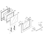 Bosch HBL3560UC/05 door lower diagram