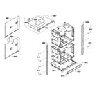 Bosch HBL3560UC/05 cabinet assy diagram