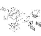 Bosch HBL3560UC/08 oven upper diagram