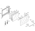 Bosch HBL3560UC/08 door upper diagram