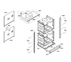 Bosch HBL3560UC/08 cabinet assy diagram