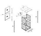 Bosch HBN5650UC/01 cabinet assy diagram
