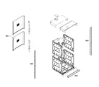 Bosch HBN5650UC/02 cabinet assy diagram
