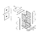 Bosch HBN5650UC/09 cabinet assy diagram