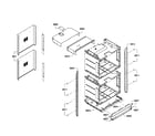 Bosch HBN5650UC/10 cabinet assy diagram