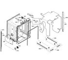 Bosch SHX4AT55UC/12 cabinet diagram