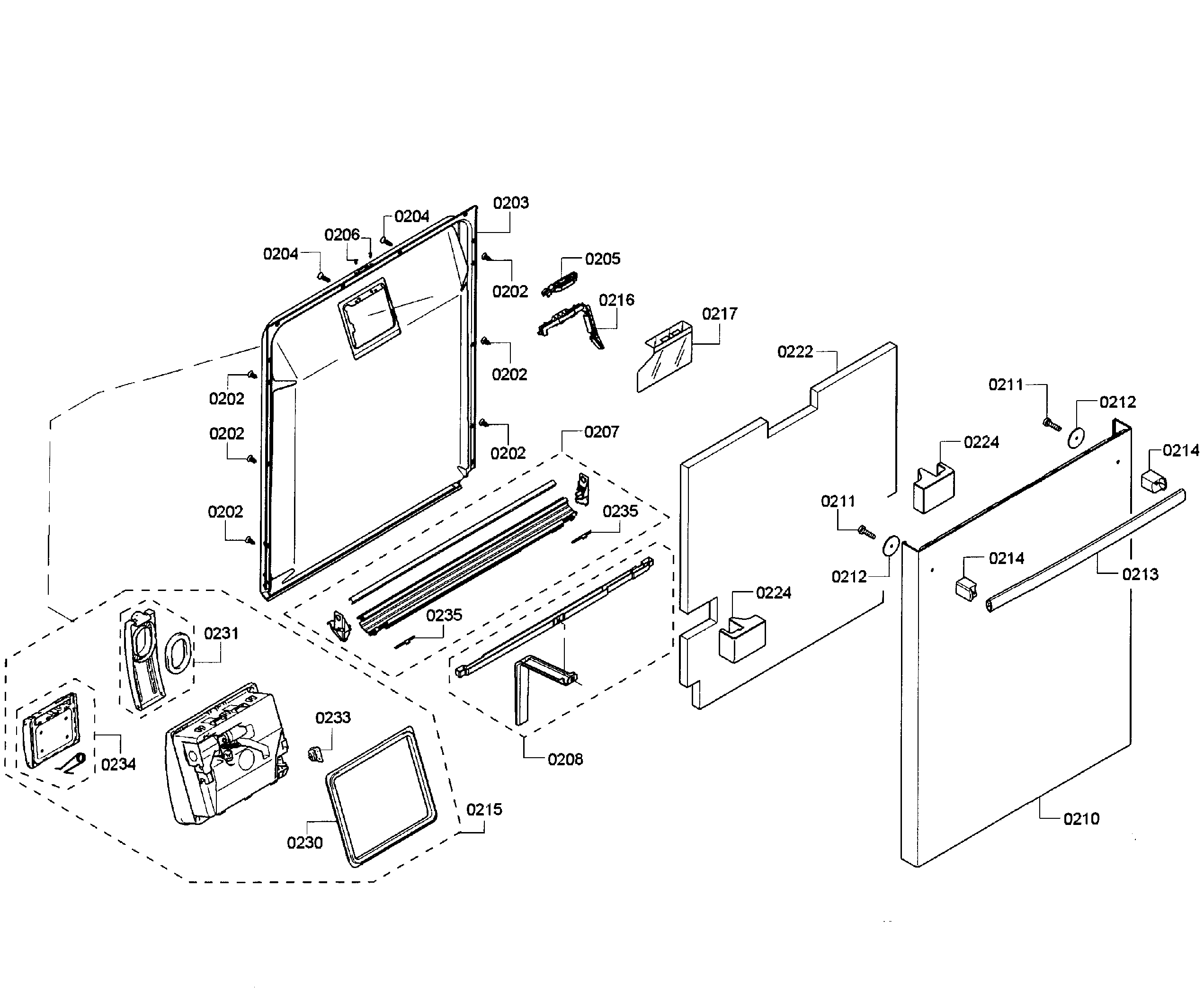 Door assy