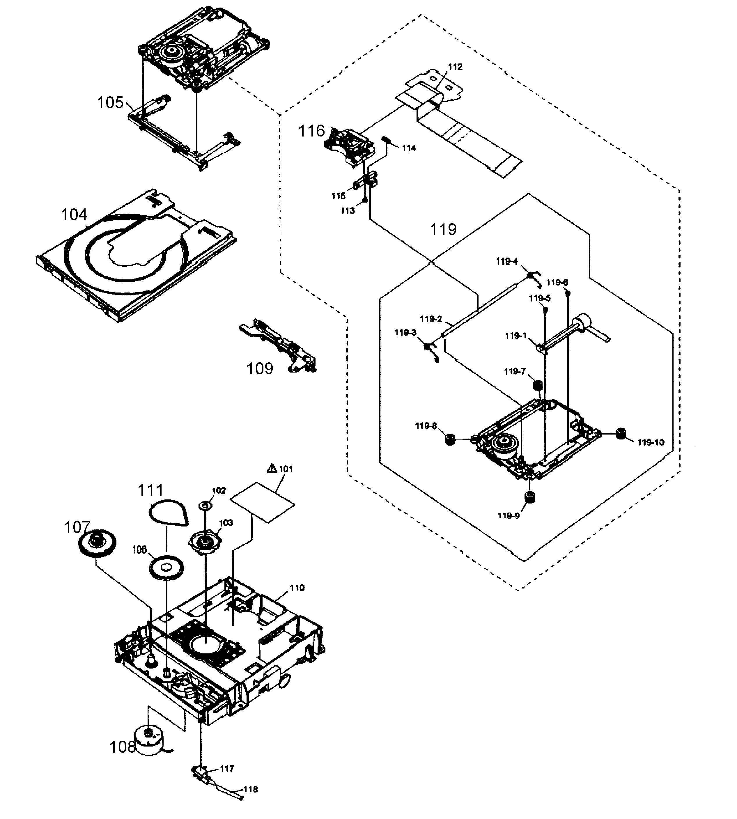 Deck assy