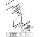 Panasonic TC-P42S60 cabinet parts diagram