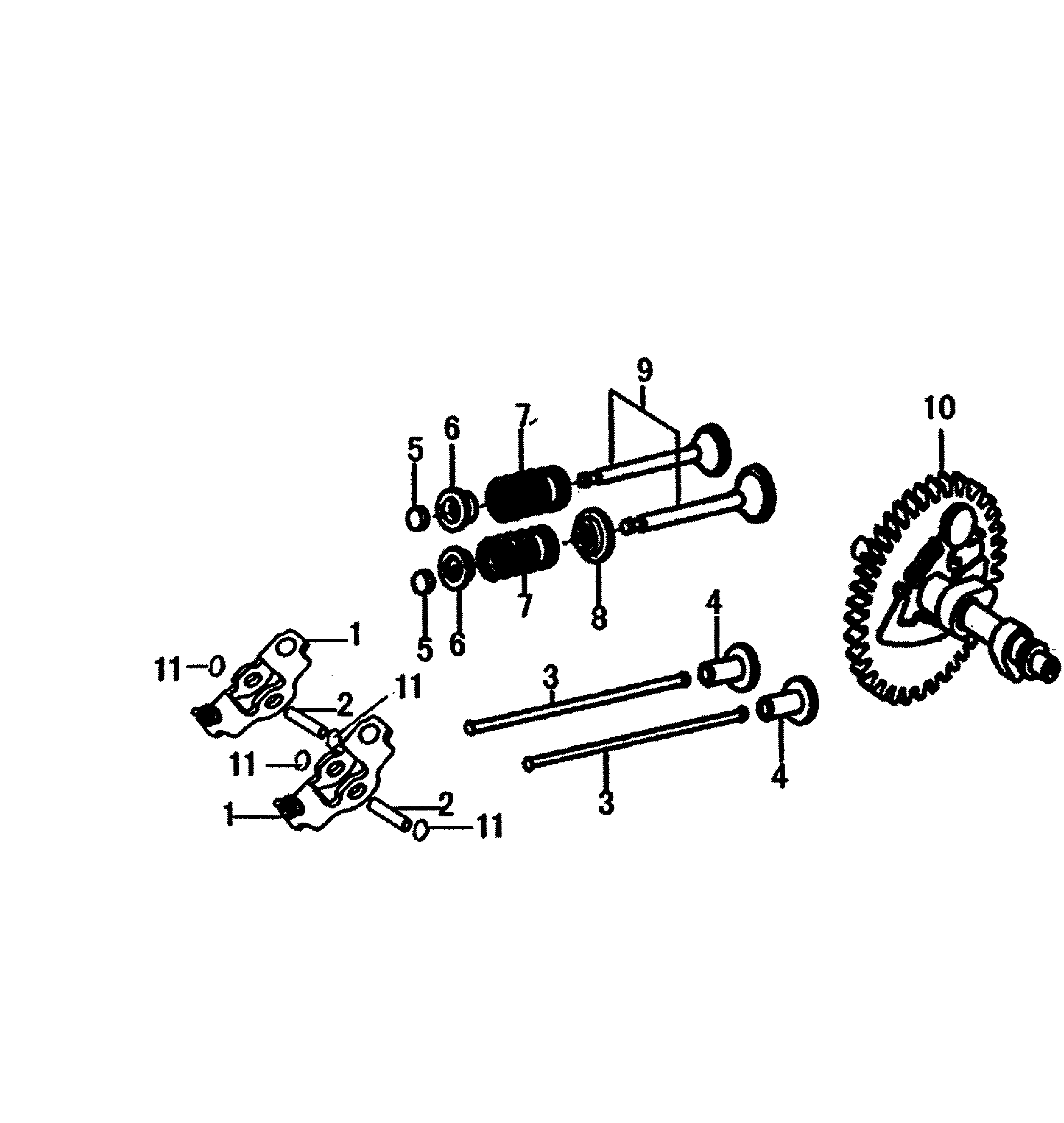 Rocker/camshaft