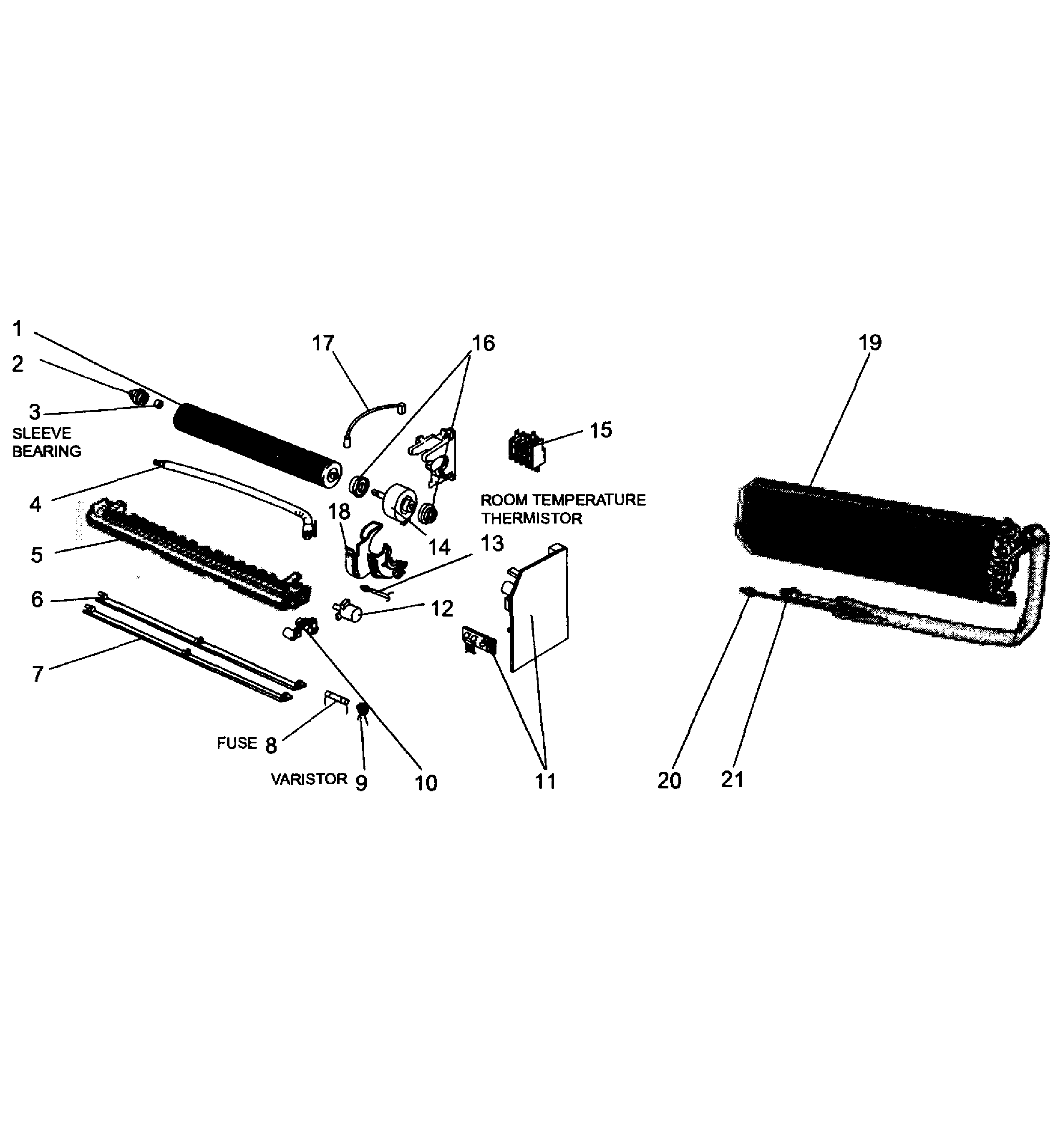 Motor fan assy