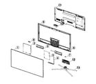 Samsung UN46F7500AFXZA-TS01 cabinet parts diagram