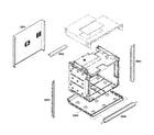 Bosch HBL8450UC/02 cabinet assy diagram
