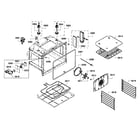 Bosch HBL8450UC/04 oven assy diagram